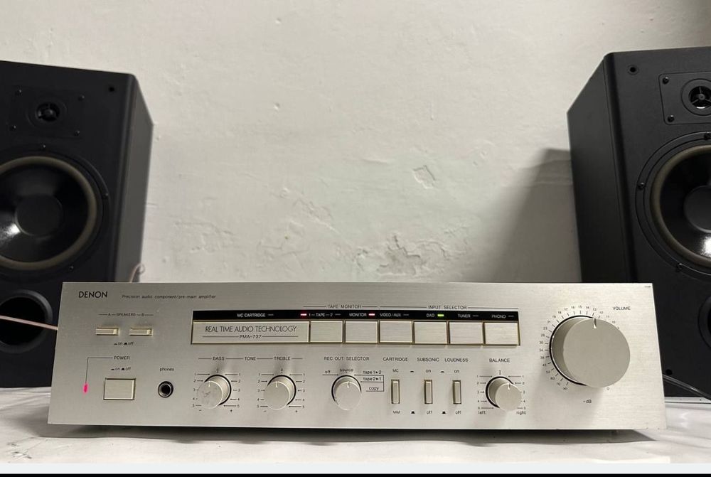 Wzmacniacz stereo Denon PMA -737, 2*65 Watt,
