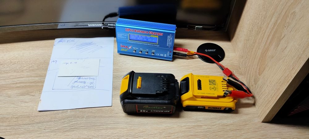 Батарея Dewalt (РЕАЛЬНЫЕ 5,5-6Ач., не Китай)