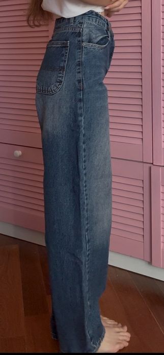 Беггі джинси/baggy jeans темно сині