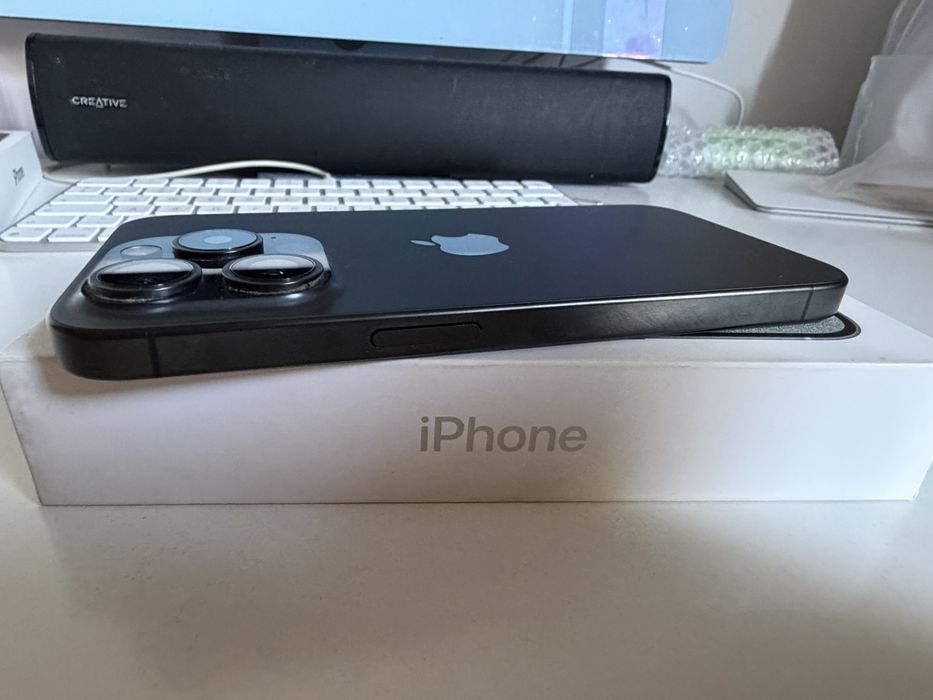 @ # Bateria 100% iPhone 15 Pro 256gb Black Titanium Idealny