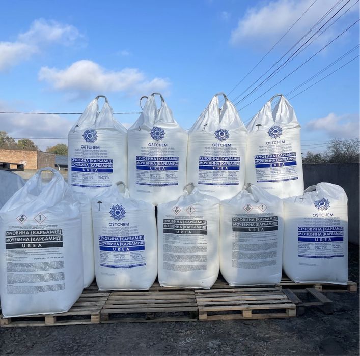 мінеральні добрива: карбамід, селітра, суперфосфат, нітроамофоска