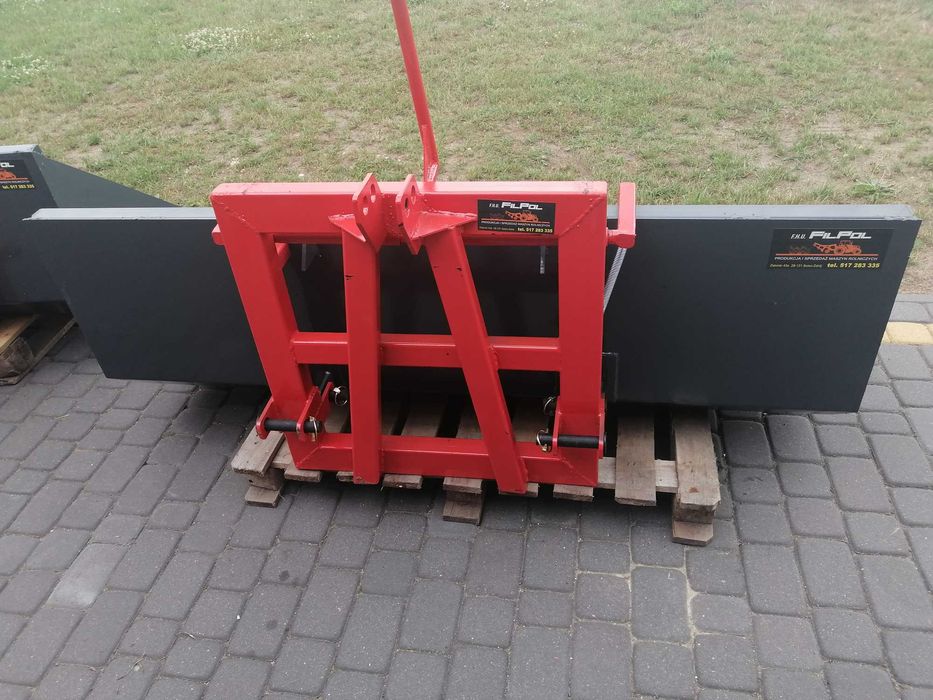 Łyżka, Szufla, Łycha z KIPREM na tył ciagnika Tuz 1.5m, 1.8m, 2,0m