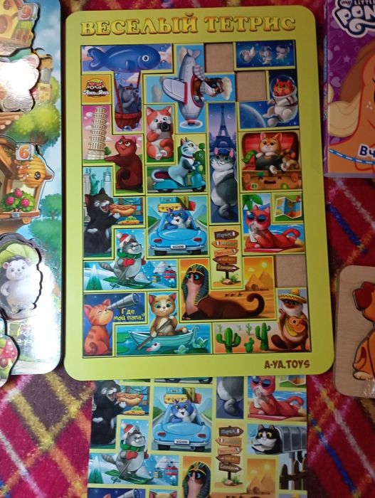 Пазли castorland paw patrol великі паперові дерев'яні вкладиші пишемо