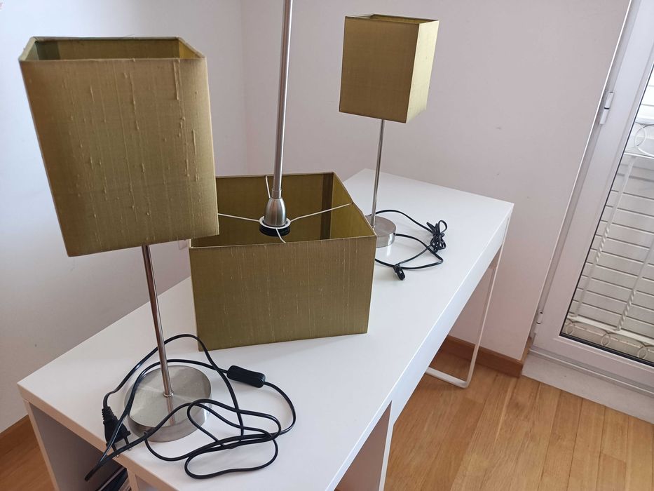 Conjunto de candeeiros quarto