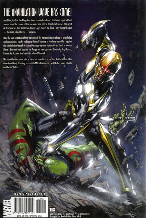 Marvel Annihilation Book 1