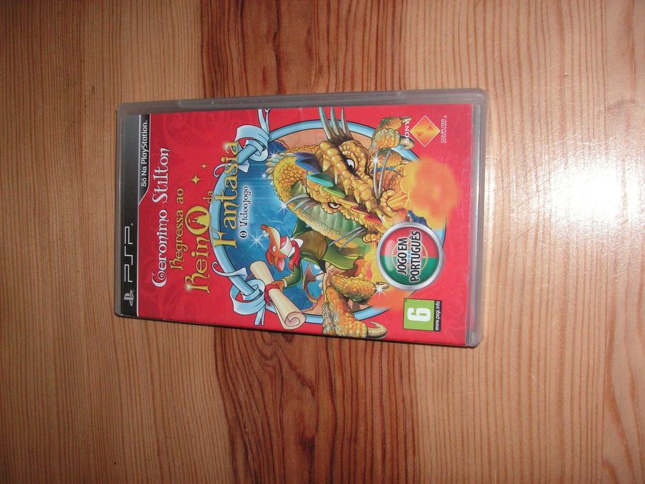 Jogo PSP Portabl Marvel Sup Hero Squad, Up Altamente, Geronimo Stilton