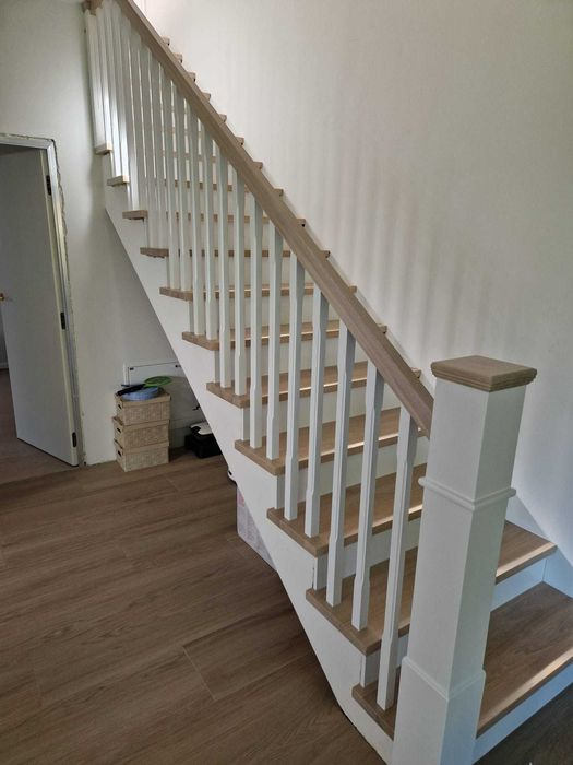 Schody drewniane lite Dąb, trepy, stopnie, DREWEX mazowieckie