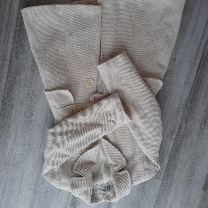 Płaszcz jesienno zimowy z futerkiem