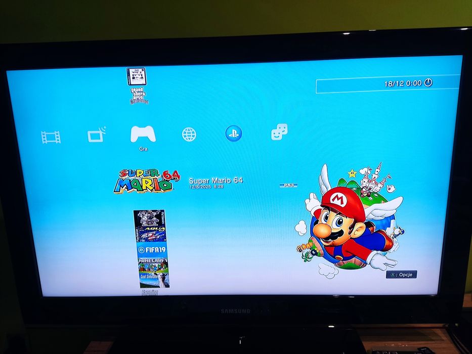 Sony PS3 Superslim 500GB Przerobiona HEN + 51 gier GTA V Farming Simulator Minecraft