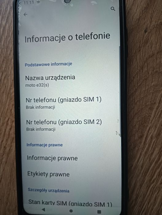 Motorola e32s telefon