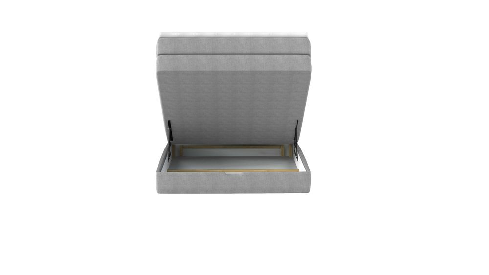 Młodzieżowe łoże kontynentalne AMALFI 140x200 w tkaninie