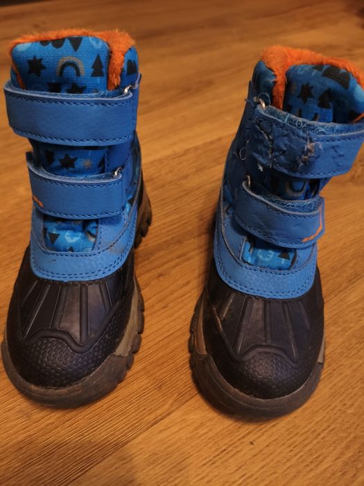 Buty śniegowce chłopięce