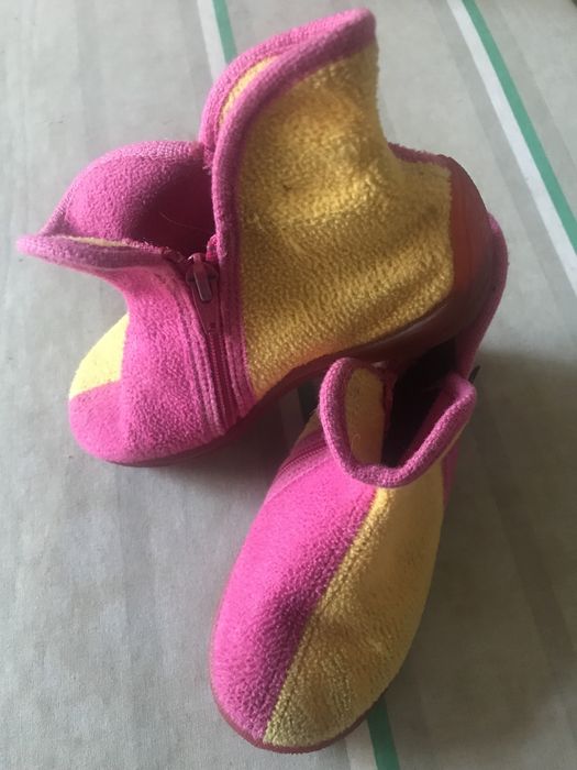 Pantufas rosa/amarelo, menina, 27