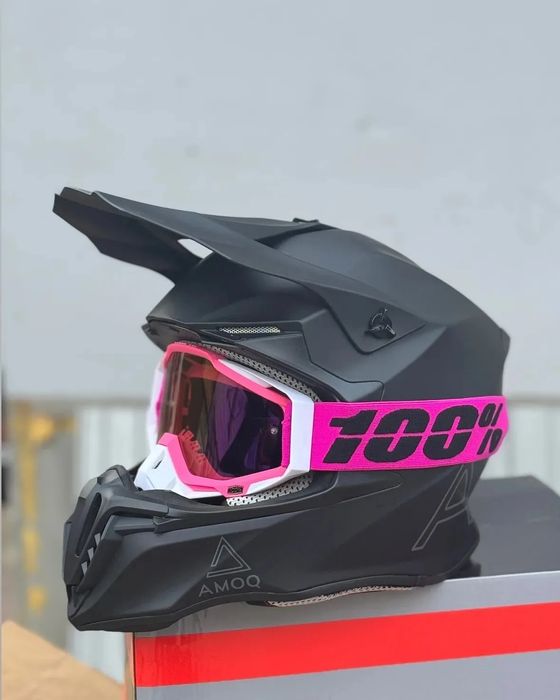 Шлем кроссовый на ендуро, скутер, мотошлем, шлем на крос, мотошолом