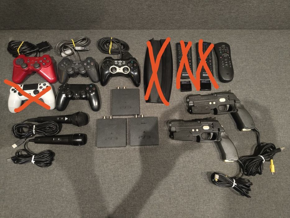 Аксессуары для PS1 PS2 PS3 PS4
