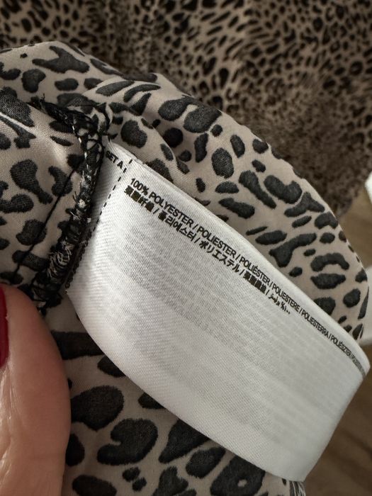Mango sukienka panterka maxi S nowa z metką elegancka modna