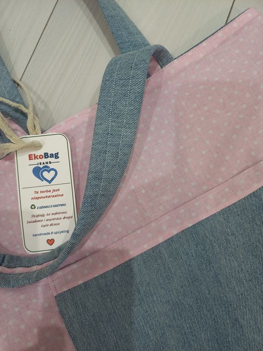 Torba z dżinsu handmade