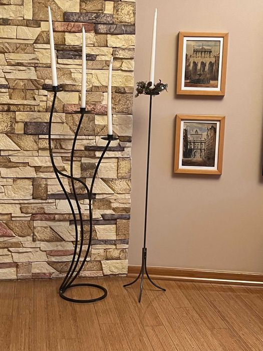 świeczniki podłogowe