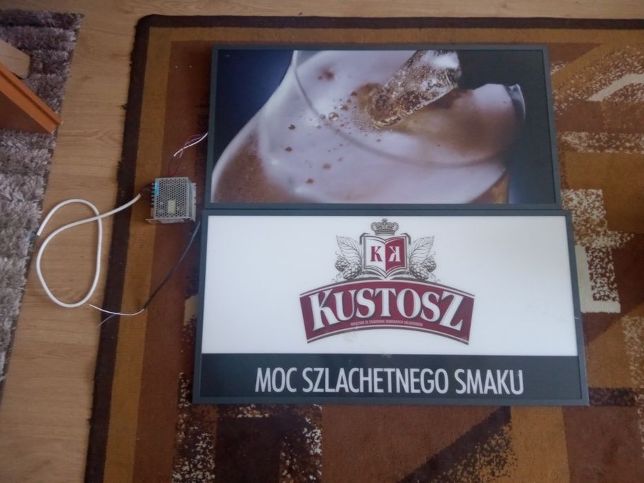 Reklama świetlna piwa