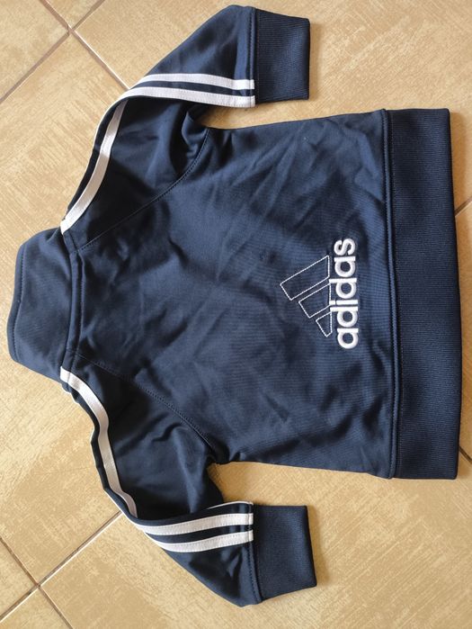 NOWA bluza niemowlęca ADIDAS r. 6 m 68/74 Oryginał  granat na suwak