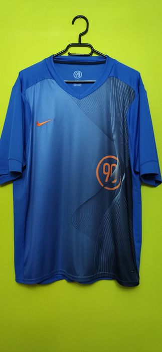Koszulka  t-shirt  NIKE 90 Total tee logo intage retro niebieska