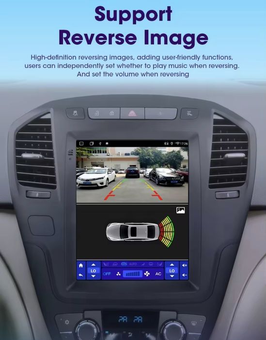 Android магнітола Opel Insignia Carplay Android Auto 6/128 Tesla стиль