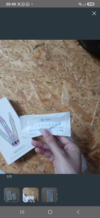 Derma pen  L3  recarregável