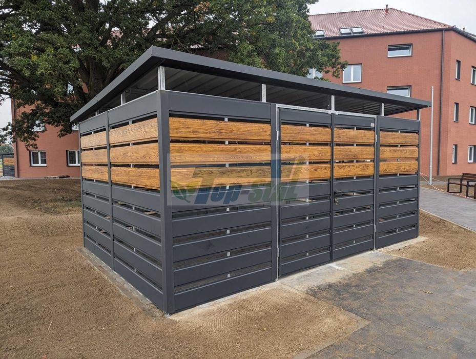 Wiata Śmietnikowa Rowerowa Schowek Narzędziowy Domek Ogrodowy Altana