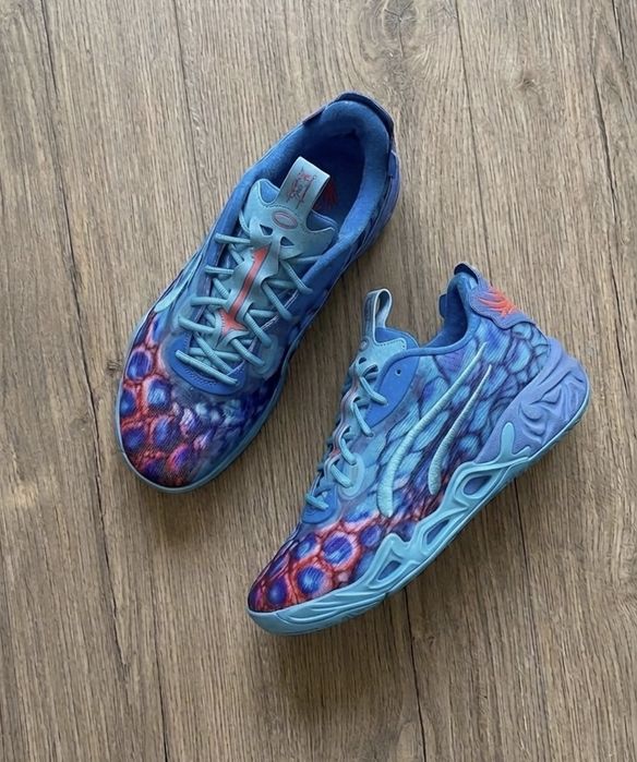 Buty sportowe męskie do koszykówki, siatkówki PUMA MB.04 Lo Alien Skins