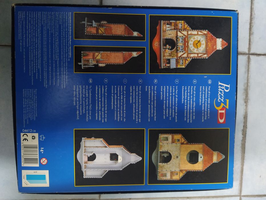 Puzzle 3D - Torre de Relógio da Baviera