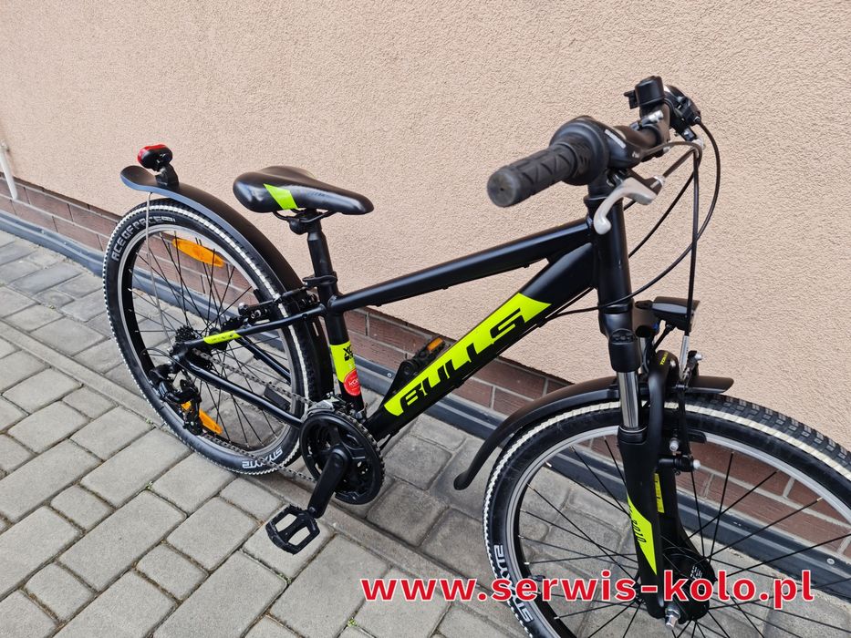 Rower dziecięcy BULLS koła 24 ALUMINIUM shimano okazja rabat WYSYŁKA FV 23% POLECAM rabat rower po serwisie