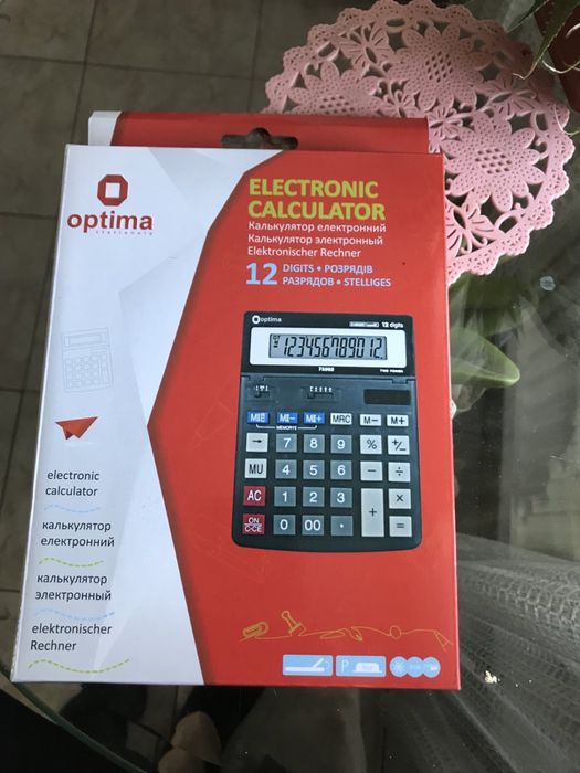 Калькулятор optima 75505