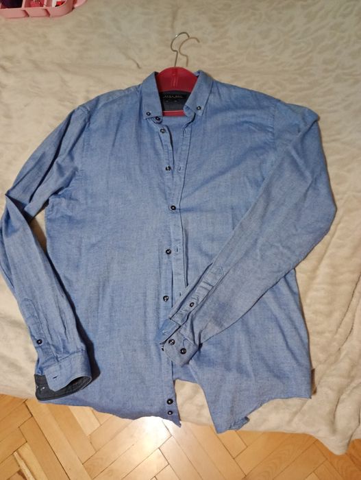 Koszula Zara L 42 slim fit