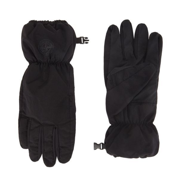 Stone Island econylon metal gloves перчатки