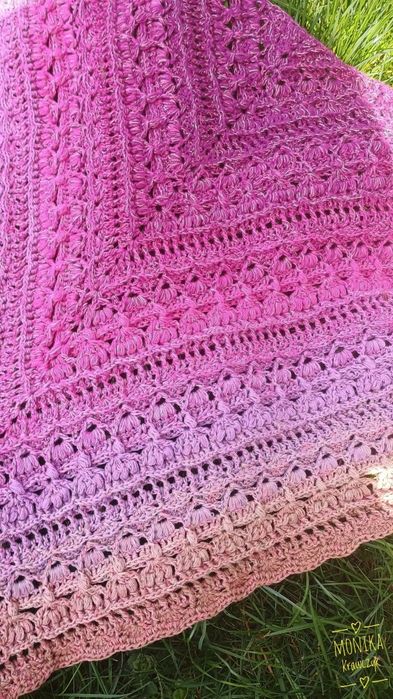 Chusta handmade  ręcznie robiona szydełko