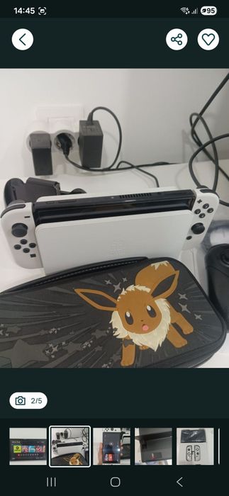 Nintendo switch para a vespera de natal