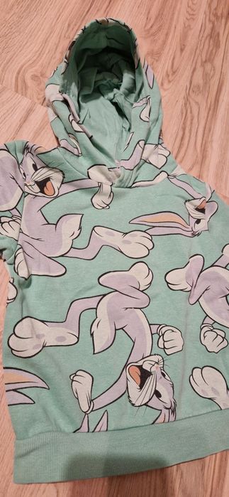 Bluza h&m r.98/104 królik Bugs