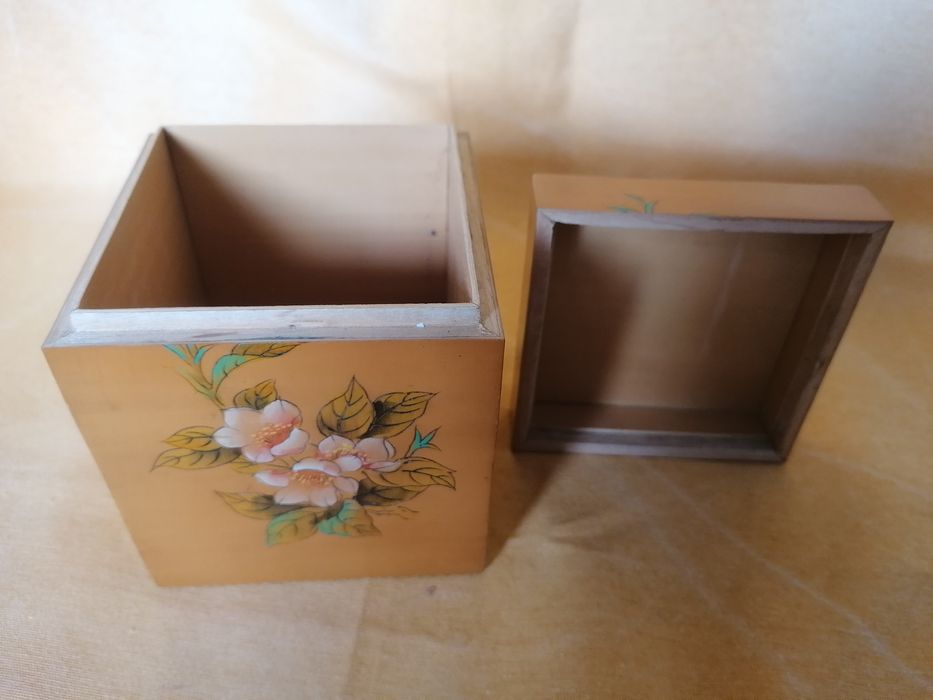 Caixa de chá vintage chinesa