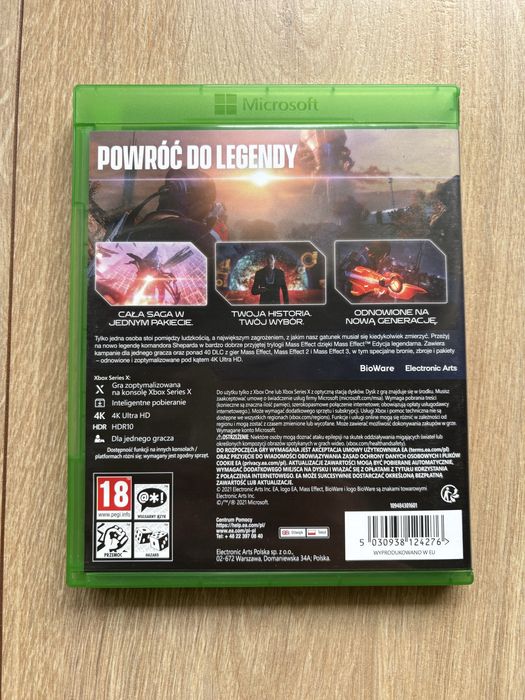 Mass Effect Edycja Legendarna Xbox - wersja PL