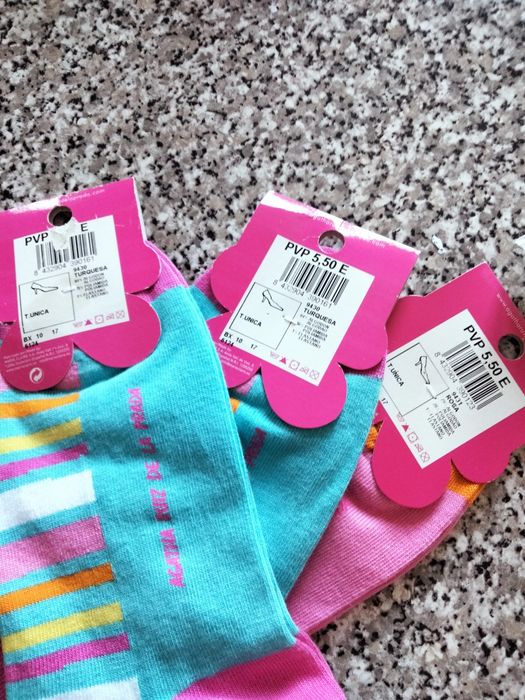3 pares Meias  ALPrada