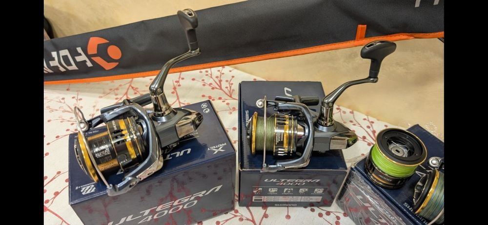 Катушки Shimano ultegra 4000 Daiwa Prorex MQ lt 4000D-C