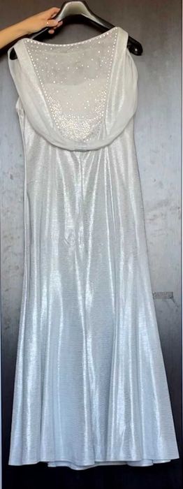 Sukienka elegancka długa, błyszcząca na Wesele / Ślub / Sylwestra