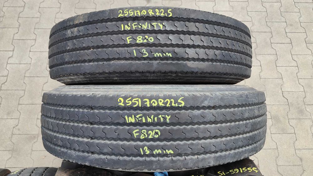 Opony 255/70R22,5 INFINITY F820 13mm x2