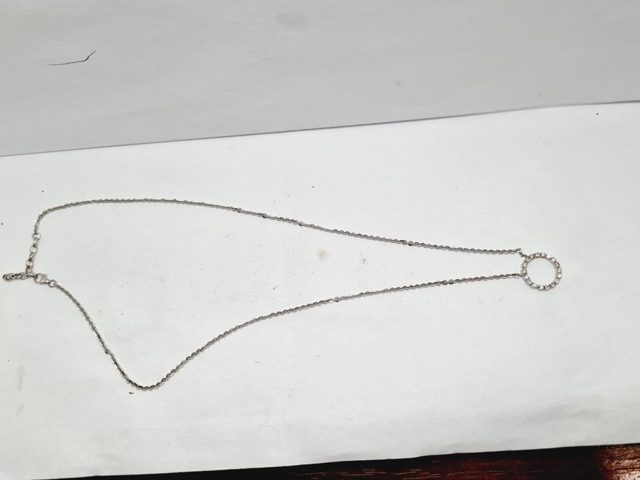 Бриллиантовое колье цепочка