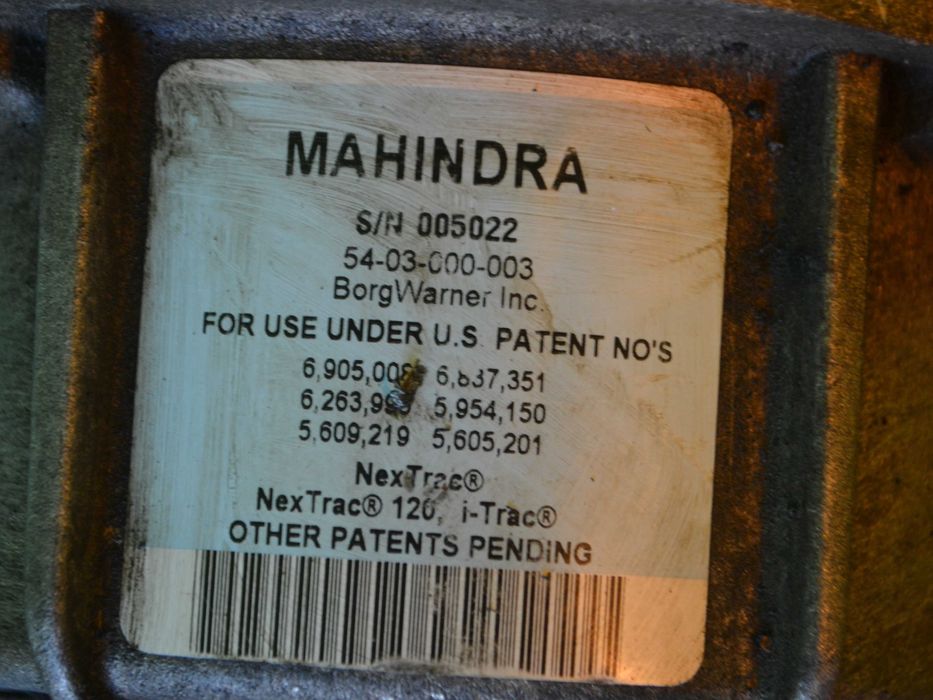 Dyferencjał Dyfer Tył MAHINDRA