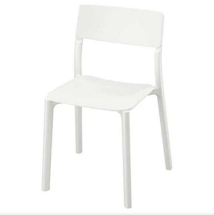 Стілець пластиковий білий Ikea.