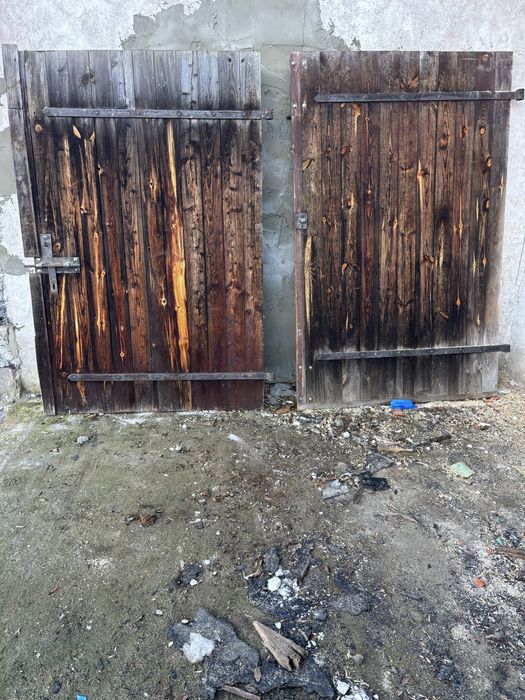 Drzwi garażowe z rozbiórki