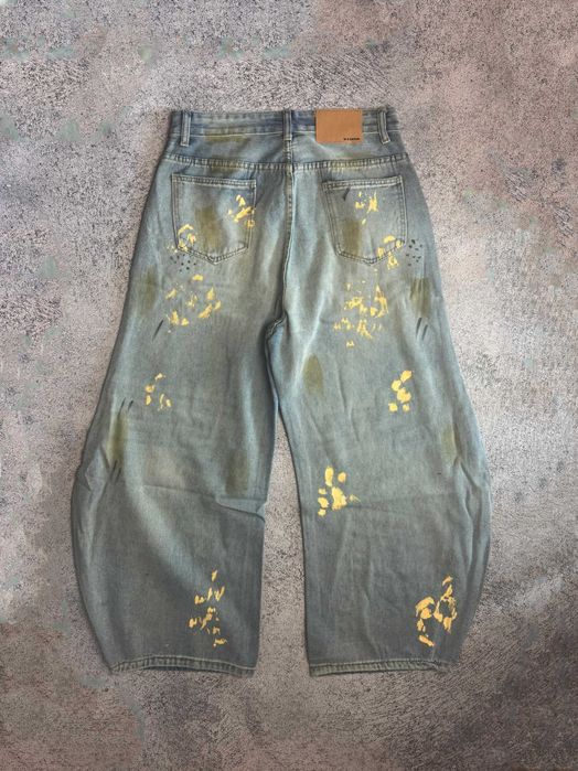 Джинси Acne Studios type широкі Blue Painted M L opium archive
