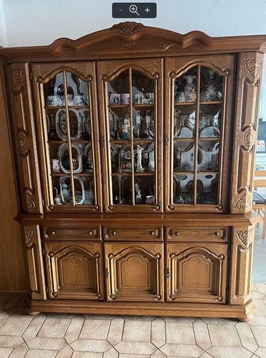 Вітрина буфет дуб- горіх