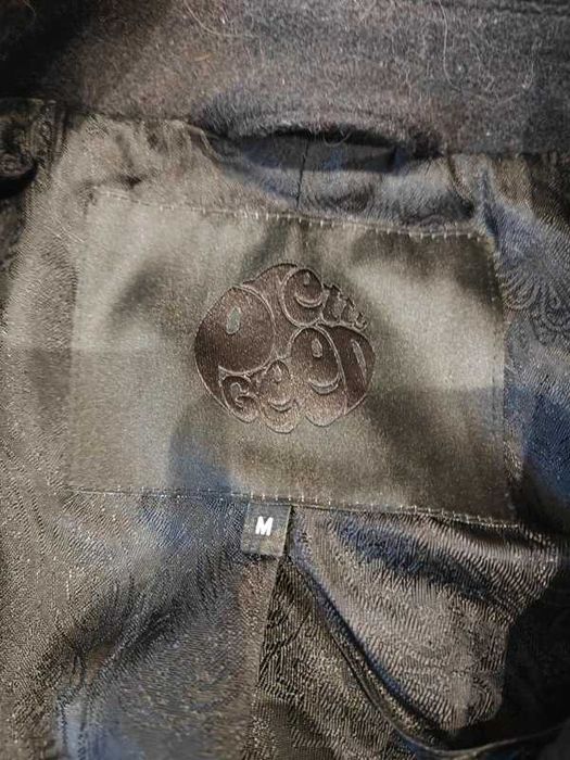 Pretty Green Długi Płaszcz Wełniany Greatcoat Marton Mills M